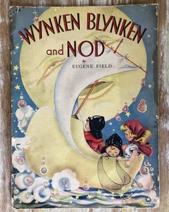 Vintage childrens story picture book Wynken Blynken & Nod Merrill 1941 illus - Picture 1 of 8