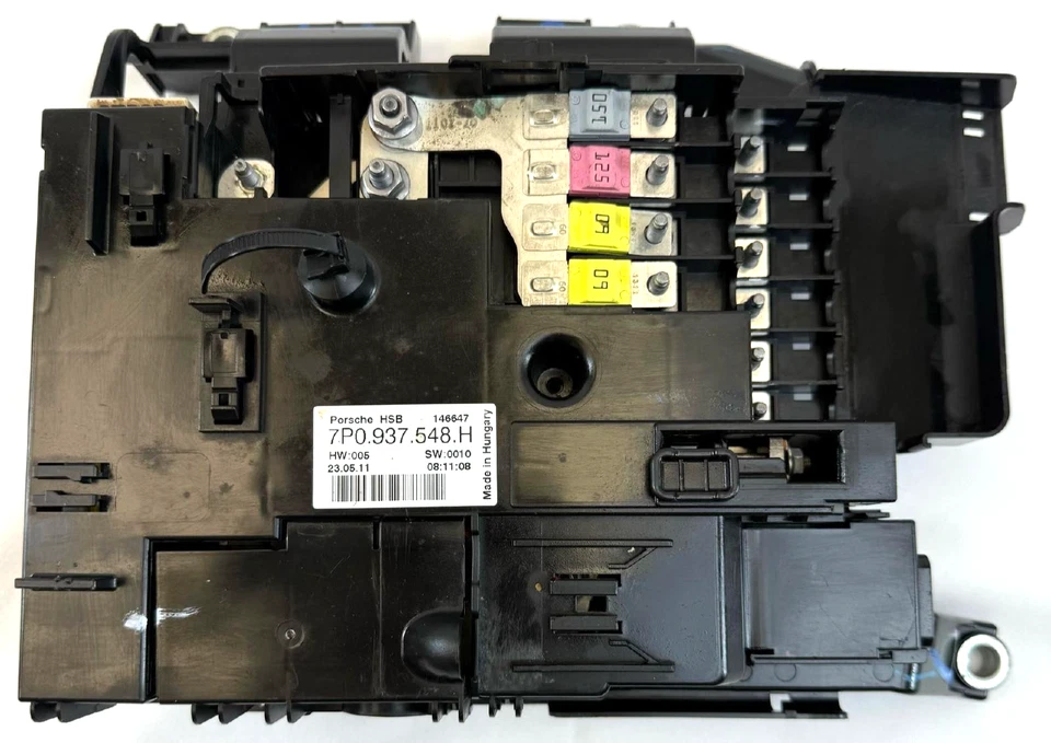 2011-2014 保时捷 Cayenne 原始设备制造商前保险丝继电器盒 7P0937548H 电源模块 — 第 1/4 张图片