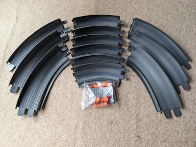 Sizzlers Crash Racers Banked Corner Track Circuit Road Diecast Mattel Hot Wheels - Image 1 of 4