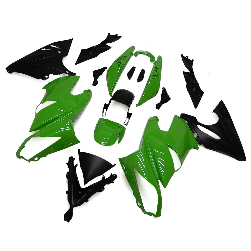 Fairings Plastics for 2009 2010 2011 Ninja 650r EX650C Kawasaki Green Bodywork - Image 1 of 4