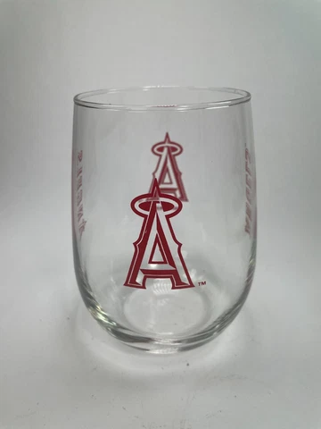 MLB Angels Anaheim Stemless Wine Glass Highball Whiskey Bourbon 16oz Cup C71 Cover