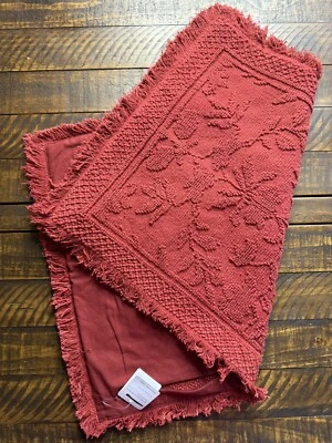 Pottery Barn  Marigold Fringe Lumbar Pillow-20x30"-NWT- Red - Image 1 of 4