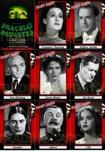 Dracula's Daughter 1936 Movie trading cards. Gloria Holden Otto Kruger Vampires - Picture 1 of 1