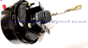 1964 1965 1966 Ford Mustang 7" Single Black Power Brake Booster with Bracket Kit - Picture 1 of 5