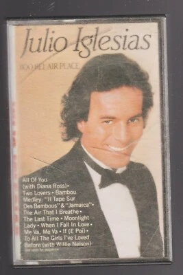 JULIO IGLESIAS 1100 BEL AIR PLACE CASSETTE 1984 DIANA ROSS WILLIE NELSON DUETS - Image 1 of 4