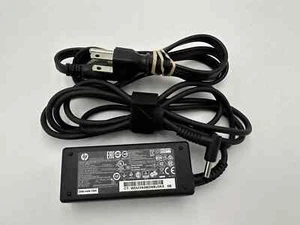 Genuine HP Laptop 45W 19.5V AC Adapter Charger Power Supply Blue Tip 741727-001 - Picture 1 of 11