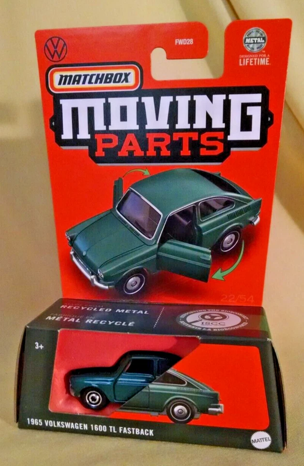2022 Matchbox Moving Parts 1978 Subaru Brat Die Cast Car