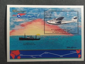 PALAU 1985 AVIACION CHINA CLIPPER YVERT HB 1** MNH SIN charnela NUEVO - Imagen 1 de 2