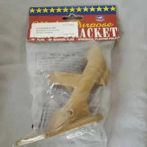 Multipurpose Flag Bracket Bronze 45⁰/80⁰ Banner/Flag 2 Position Windsock/Planter - Picture 1 of 3