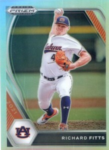 2021 PANINI PRIZM DRAFT SILVER ROOKIE RC  RICHARD FITTS NO. 183