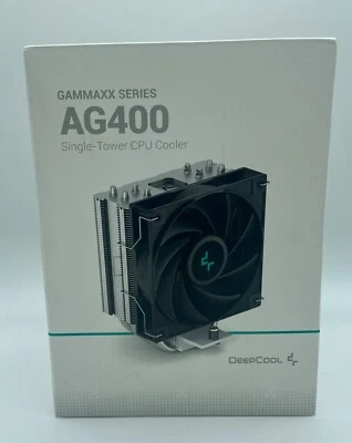 DeepCool AG400 120mm Single Tower CPU Cooler Black - Image 1 of 4