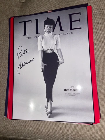 RITA MORENO signed WEST SIDE STORY movie 8x10 photo Z1 Cover