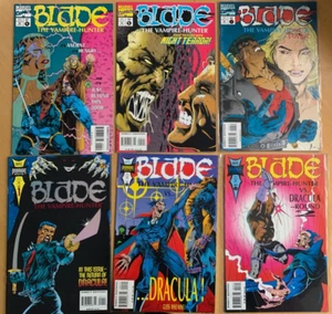 Blade The Vampire-Hunter, Marvel 1994 series #s 1 (Silver Foil ) to 8 ( Morbius) - Picture 1 of 4