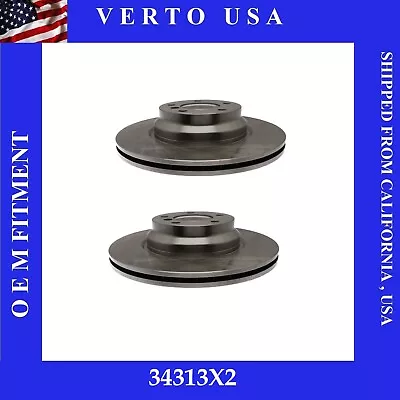 Front Brake Rotors For BMW  X1, 2010 2011 2012 2013 2014 XD Model - Image 1 of 2
