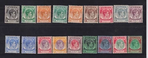 MALAYA # 238-252 Straits Settlements  MINT HINGED - Picture 1 of 2