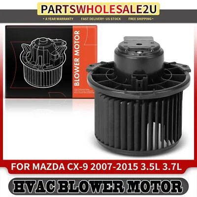Conjunto de ventilador de motor soplador calentador HVAC trasero con jaula de ventilador para Mazda CX-9 2007-2015 Foto 1 de 4