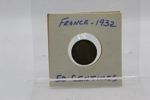 France 50 Centimes 1932 Coin - Picture 1 of 2