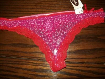 NUEVO CON ETIQUETAS DKNY LUJOSOS VOLANTES TIRO BAJO TANGA BRAGAS FLORALES 476744 DQ9 M Foto 1 de 2