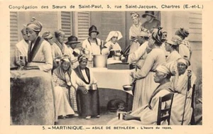 Martinique - Asile de Bethléem - L'heure du repas - Ed. Congrégation des Soeurs - Picture 1 of 2