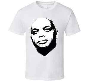 Charles Barkley Big Head Posterized Basketball Fan T Shirt - Picture 1 of 1