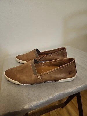 FRYE Melanie Mocasines Mujer EE. UU. Talla 8 Zapatos Planos Sin Cordones de Cuero Foto 1 de 4
