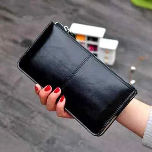 Ladies Leather Wallet Long Purse Phone Card Holder Case Clutch Large Capacity UK - Picture 1 of 14