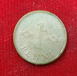 1 Penny suomen tasavalta penniä 1969 Finnland Coin Münze - Picture 1 of 2