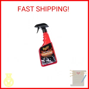 Meguiar’s Hot Rims Chrome Wheel Cleaner - The Perfect Car Wheel Cleaner that Qui - Picture 1 of 2