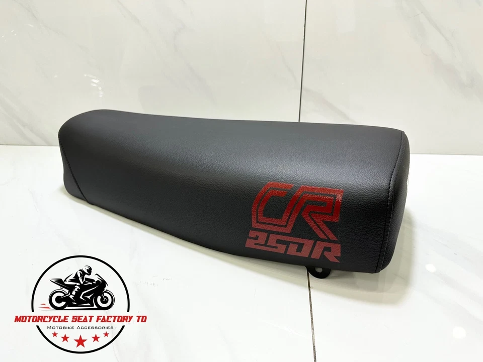 Sillín de asiento Honda CR250R Elsinore 1978-1980 78-80 negro CR250 R asiento bandeja de metal Foto 1 de 4