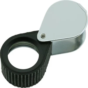 10X Chrome Eye Loupe 18mm Jewelers Gemstone Diamond Magnifier Repair Tool - Picture 1 of 1