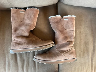 Botas Emu Australia Sandy Bay Hi Piel de Oveja y Cuero Talla W9 ¡Apenas Usadas! Foto 1 de 4