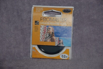 Promaster 52mm Circular Polarizing Filter Never used case is sill sealed - Image 1 of 4
