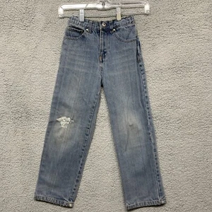 7 jeans Dickies Boys en relieve sin riesgo sin arrepentimientos calavera en bolsillo trasero lavado ligero - Imagen 1 de 15