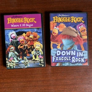 Fraggle Rock 2 DVDs Where it All Began & Down in Fraggle Rock 230 minutes TESTED - Picture 1 of 9
