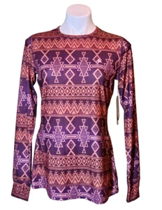 Burton Abstract Midweight Crew Neck Long Sleeve Knit Top Starling Mojave M NWT - Picture 1 of 19