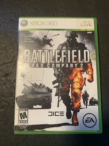 Battlefield Bad Company 2 Xbox 360 Video Game Complete with Manual + BF4 - Picture 1 of 4