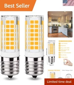 Ceramic E17 LED Bulb for Microwave Oven Appliance, 40W Halogen Bulb Equivalen... - Picture 1 of 8