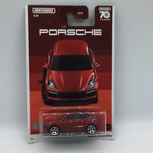 Matchbox 2023 Porsche Cayenne Turbo Red Porsche Series 1/6 New Long Card - Picture 1 of 5