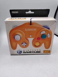 Game cube Controller Arancione Ufficiale Nintendo DOL-003 Giappone SOLO Scatola - Foto 1 di 2