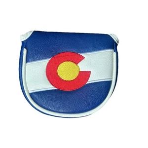 Neu CMC State of Colorado Mallet Putter HEADCOVER Flagge magnetischer Golfschläger - Bild 1 von 5