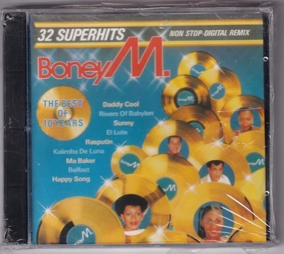 CD original Boney M The Best of 10 años 1986 Frank Farian Rasputin Foto 1 de 2