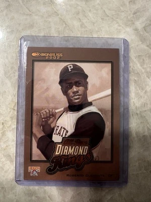 Tarjeta Donruss All Time Diamond Kings Roberto Clemente 2002 tarjeta ATDK-5/2500 Foto 1 de 4