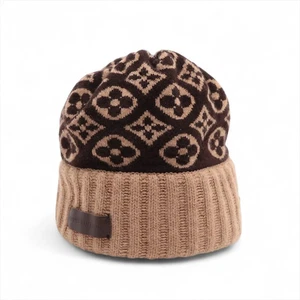 Louis Vuitton M71950 Bonesky Monograma Tejido Gorra Cashmere Marrón - Imagen 1 de 5