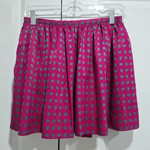 Ralph Lauren - XL/16 Girls Fuchsia Paisley Elastic Back Fully Lined Skirt EUC - Picture 1 of 6