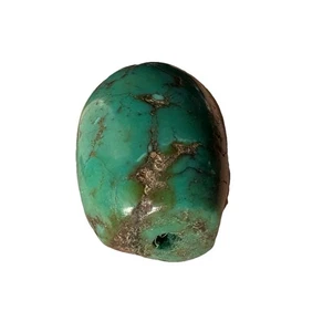 Natürliche Tibetische Türkis Perlen 2,7 g 0,5 Zoll Himalaya - Bild 1 von 8