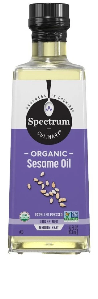 Spectrum Naturals Organic Sesame Oil Unrefined 16 oz Oil - Image 1 of 1