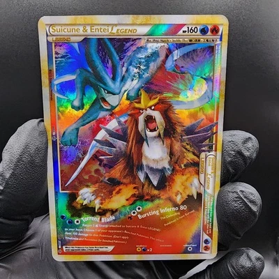 Pokemon Suicune & Entei Legend Custom Made Fan Art Holo - Image 1 of 3