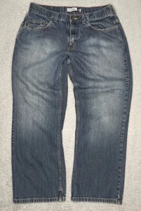 Vintage Anchor Blue Jeans Mens 33x30 Blue Denim Loose Baggy Relaxed Skater Y2K - Picture 1 of 10