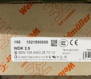 Terminale di collegamento 100 pezzi Weidmuller WDK 2.5 1021500000 - Foto 1 di 1