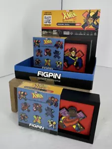FigPin Marvel X-Men ‘97 Animated Mystery Series - Bishop, Cyclops & Display Box - Picture 1 of 9